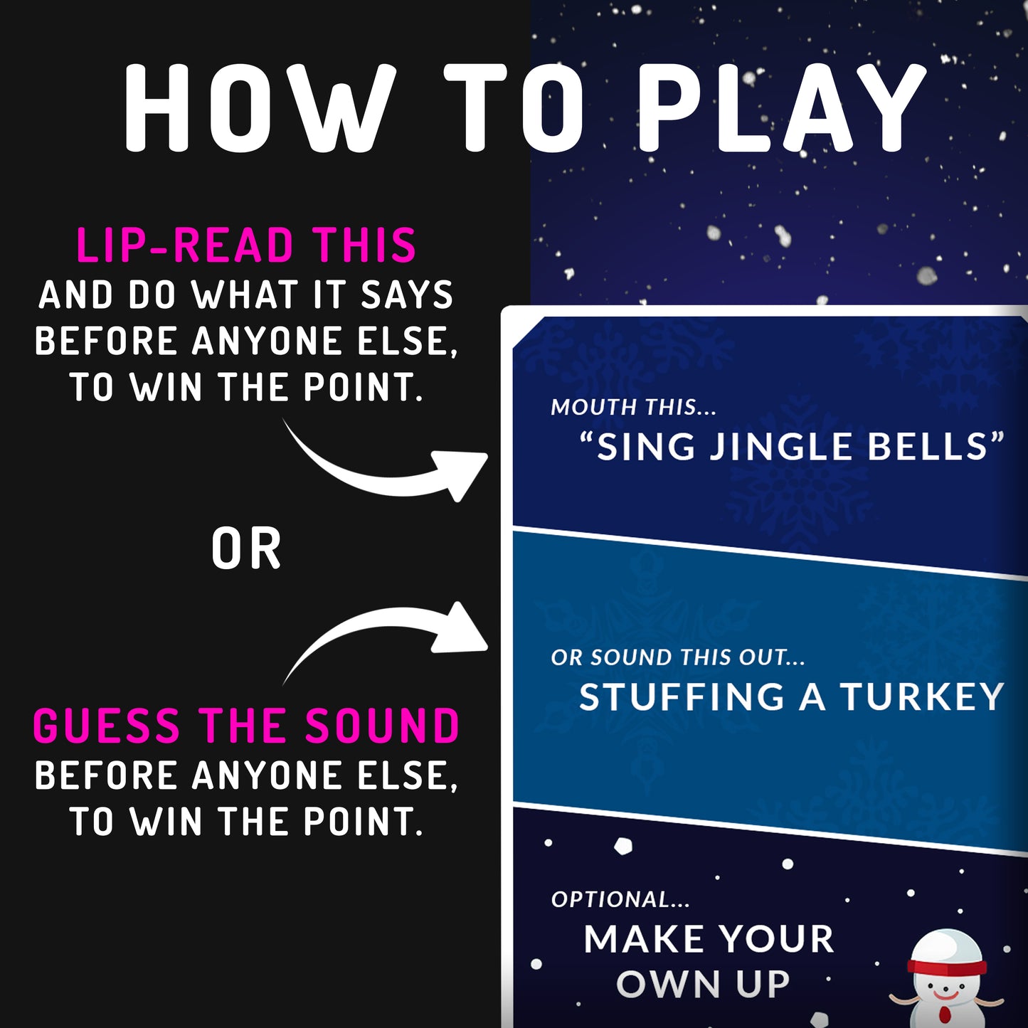 Christmas Card Game Guess What - Adult Games | Christmas Stocking Filler Games | Xmas Gift Ideas, Secret Santa Gifts | Holiday Party Games | Card Games for Adults Party | Card Games for Adults