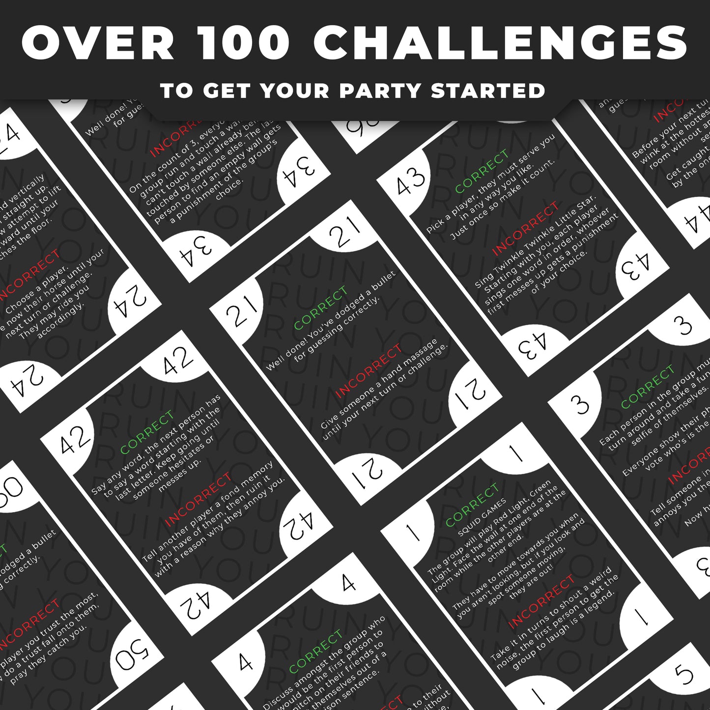 This Game Will Ruin You Bundle - Card Games for Adults Party, Hen Party Games, Adult Card Games for Stag Do | Adult Games for Uni Students Pre Parties | Hen Do Games | Fun Card Games for Adults