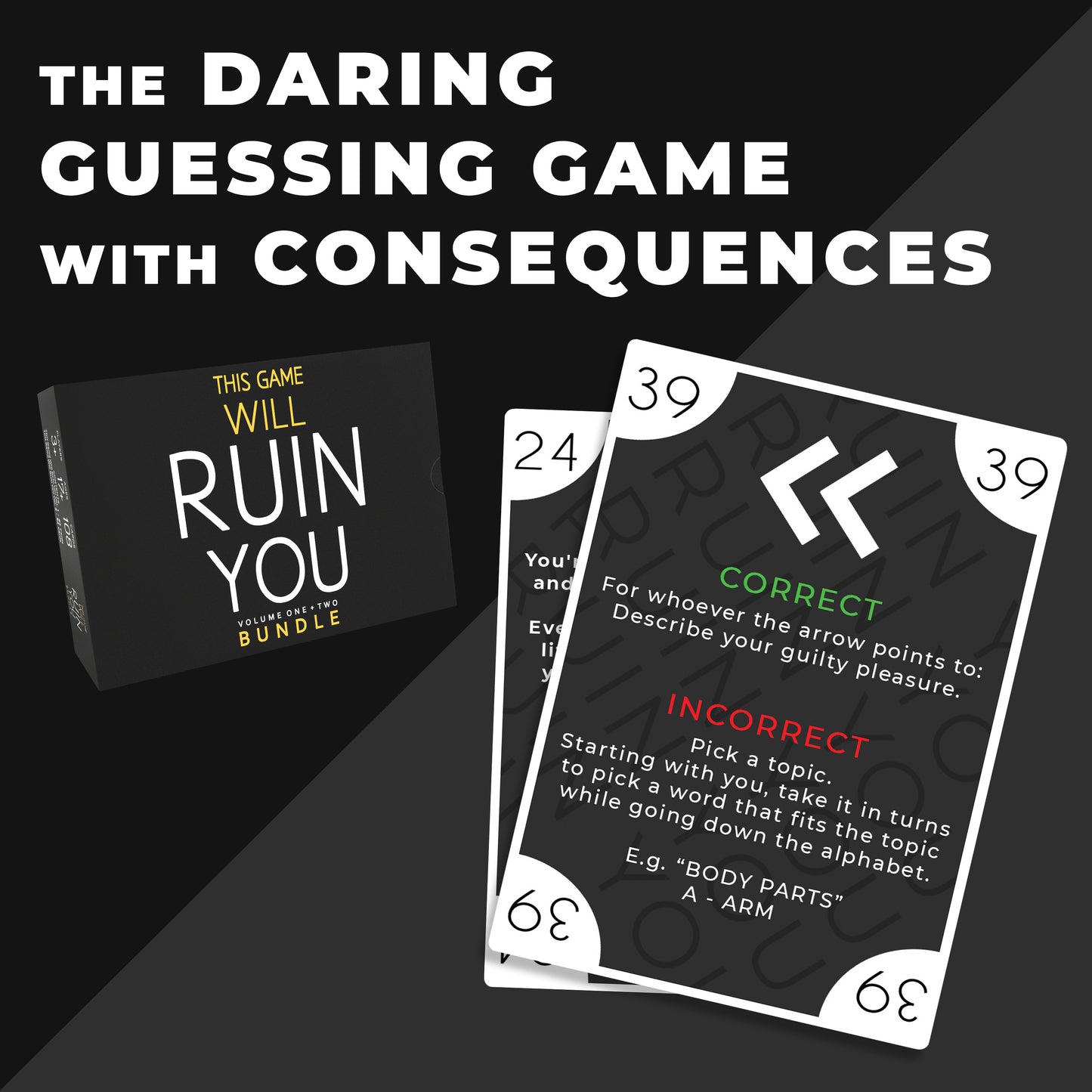 This Game Will Ruin You Bundle - Card Games for Adults Party, Hen Party Games, Adult Card Games for Stag Do | Adult Games for Uni Students Pre Parties | Hen Do Games | Fun Card Games for Adults